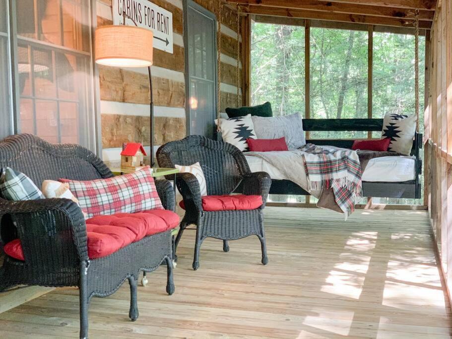 Hot Tub, Porch Swing Bed, Fire Pit, Aska Adventure Villa Blue Ridge Exteriör bild